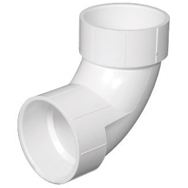 Charlotte Pipe And Foundry Charlotte Pipe Schedule 40 2 in. Hub X 2 in. D Hub PVC Elbow 1 pk PVC003001000 - main